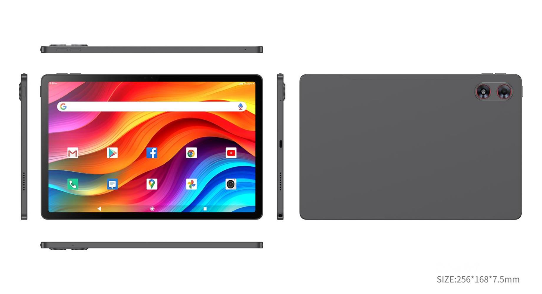 Technopc Quantum Elise T90A Tablet 10.95" IPS FHD 8 Core 2GHz 8-256GB 5-13MP Deri Kılıf Aktif Kalem