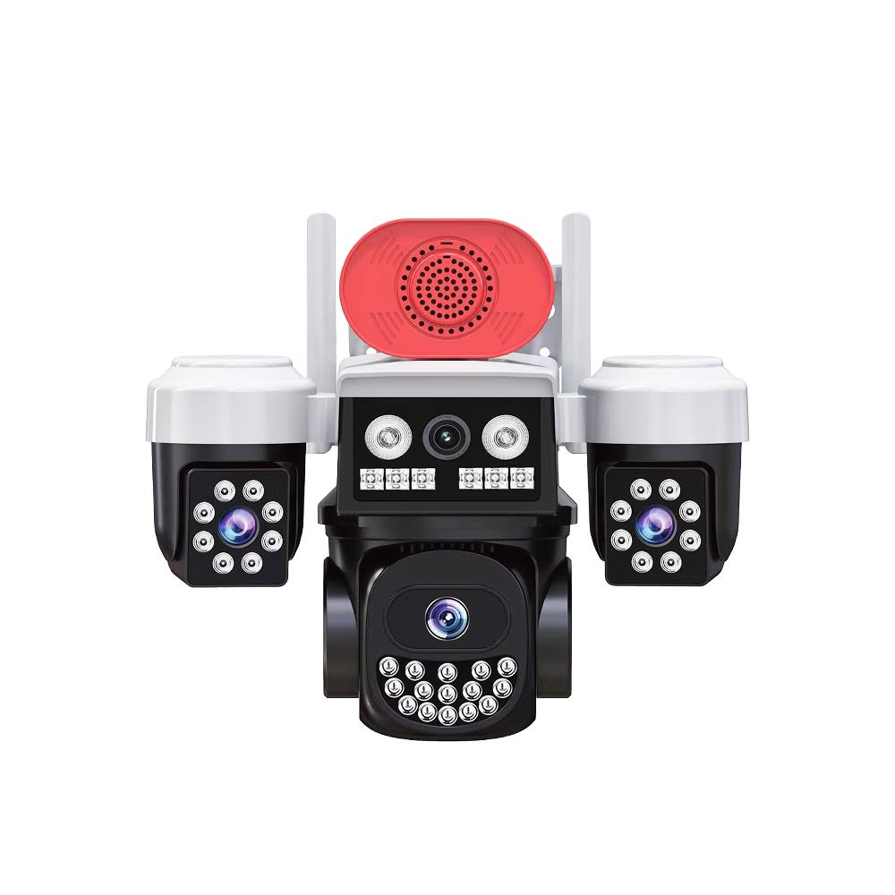 Joysee W3 9Mp 3.6mm 2x2.8mm Üç Kamera 19IR+18Led Wifi PTZ Kamera