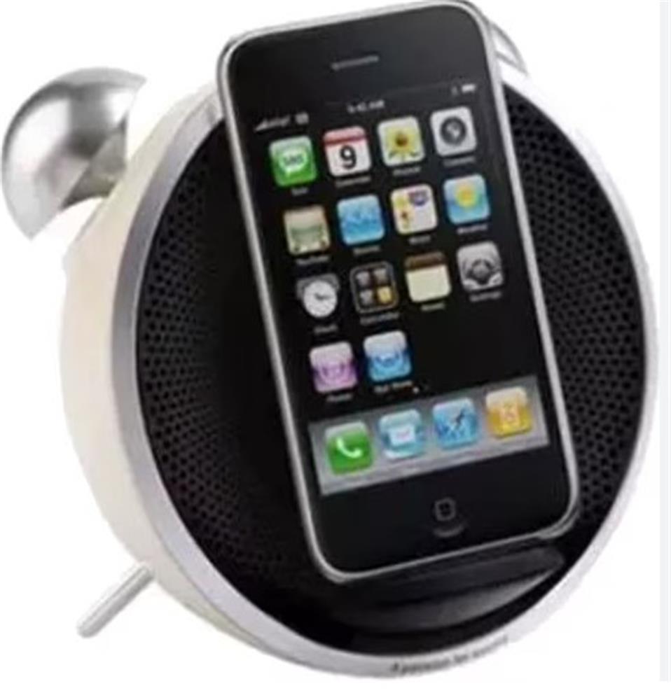 EDIFIER Image Series IF230B Tick-Tock Dock 9W FM Radyo, iPod, Hoparlör Beyaz, BLUETOOTH