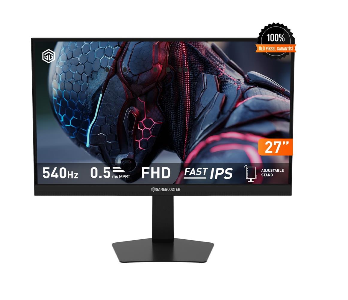 GameBooster 27" GB-27F540FP 540Hz Fast IPS 0.5ms MPRT FHD 2xHDMI+2XDP RGB Pivot Flat Gaming Monitör