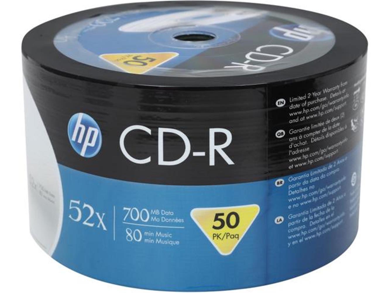 Hp Cd-R 700Mb-80Mın 52X 50 li Shrink 