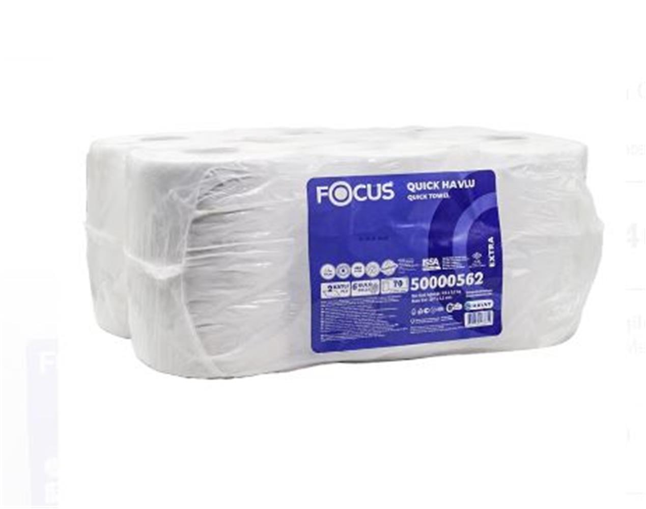 Focus 5052184 (50000562)2 Katlı 70mt 6 Rulo Makina İçin Optımum Jumbo Fotoselli Havlu Peçete 