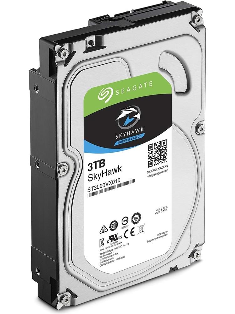 Seagate 3TB SkyHawk ST3000VX010 3.5" 5900 RPM 64 MB SATA 3 PC Harddisk (İthalat)