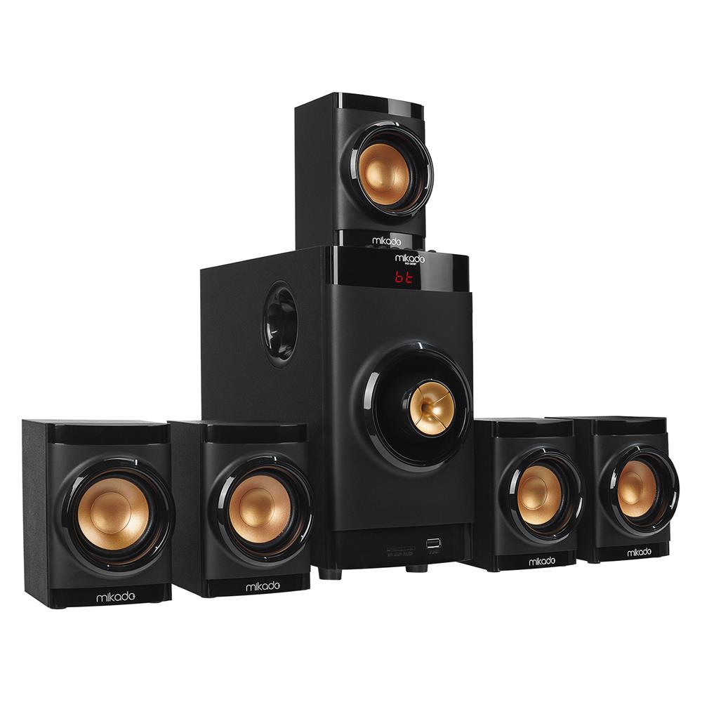 Mikado MD-381BT 5+1 Usb -Sd - Fm Destekli Multimedia Bluetooth Speaker 
