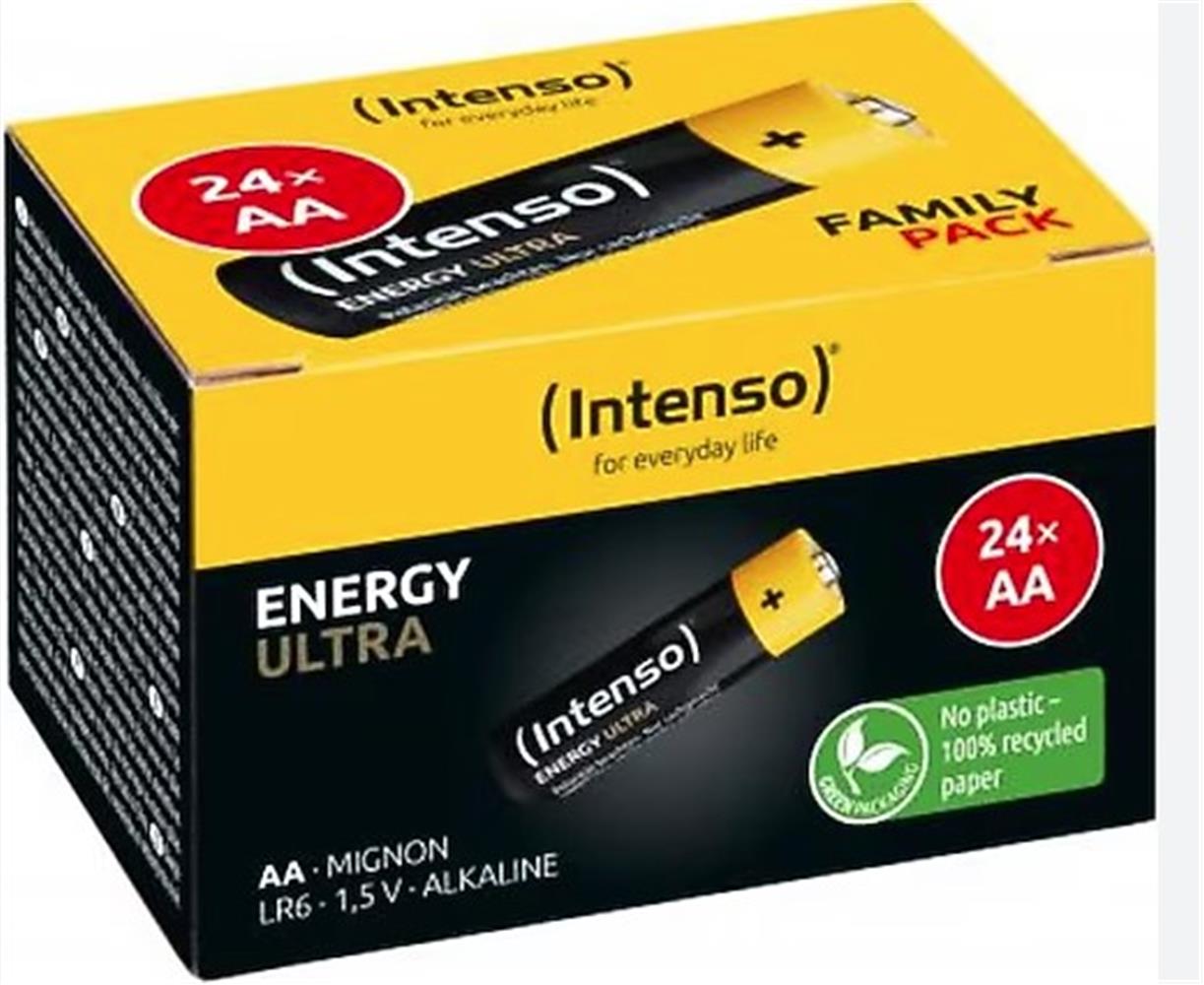 İntenso PBIN-562 LR6 AA Boy Ultra Alkalin Kalem Pil 24lü Paket