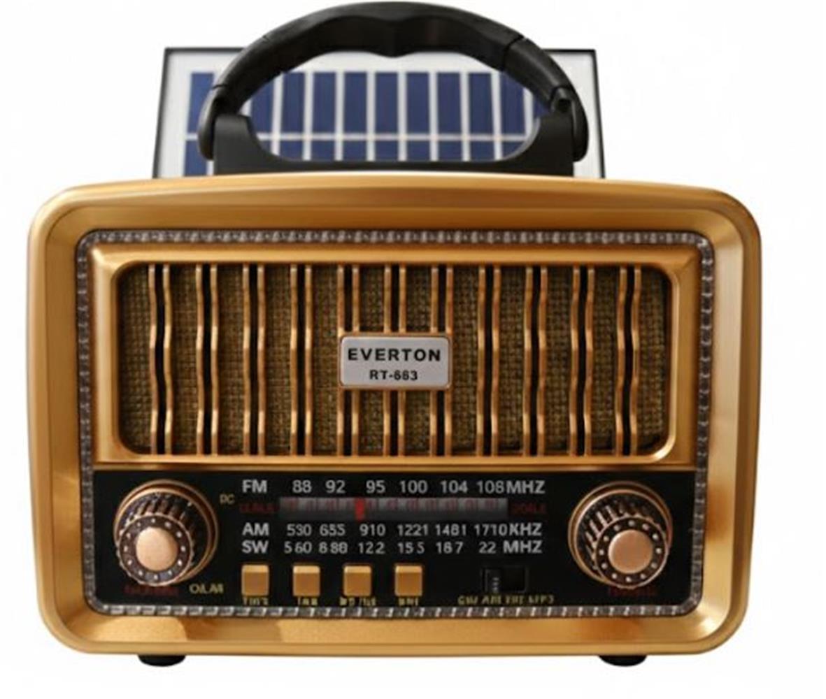 Everton RT-683 Bluetooth Usb-Micro Sd Nostaljik Radyo