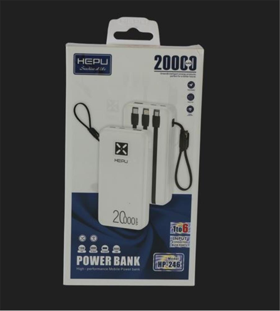 Hepu HP-246 20.000mAh Type-C,Lightining,Usb Powerbank 