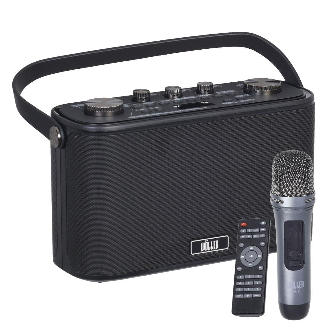 WÖLLER W-612E 150W USB-SD-BLUETOOTH-UK TEK EL TELSİZ MİK TAŞINABİLİR HOPARLOR[SEYYAR ]