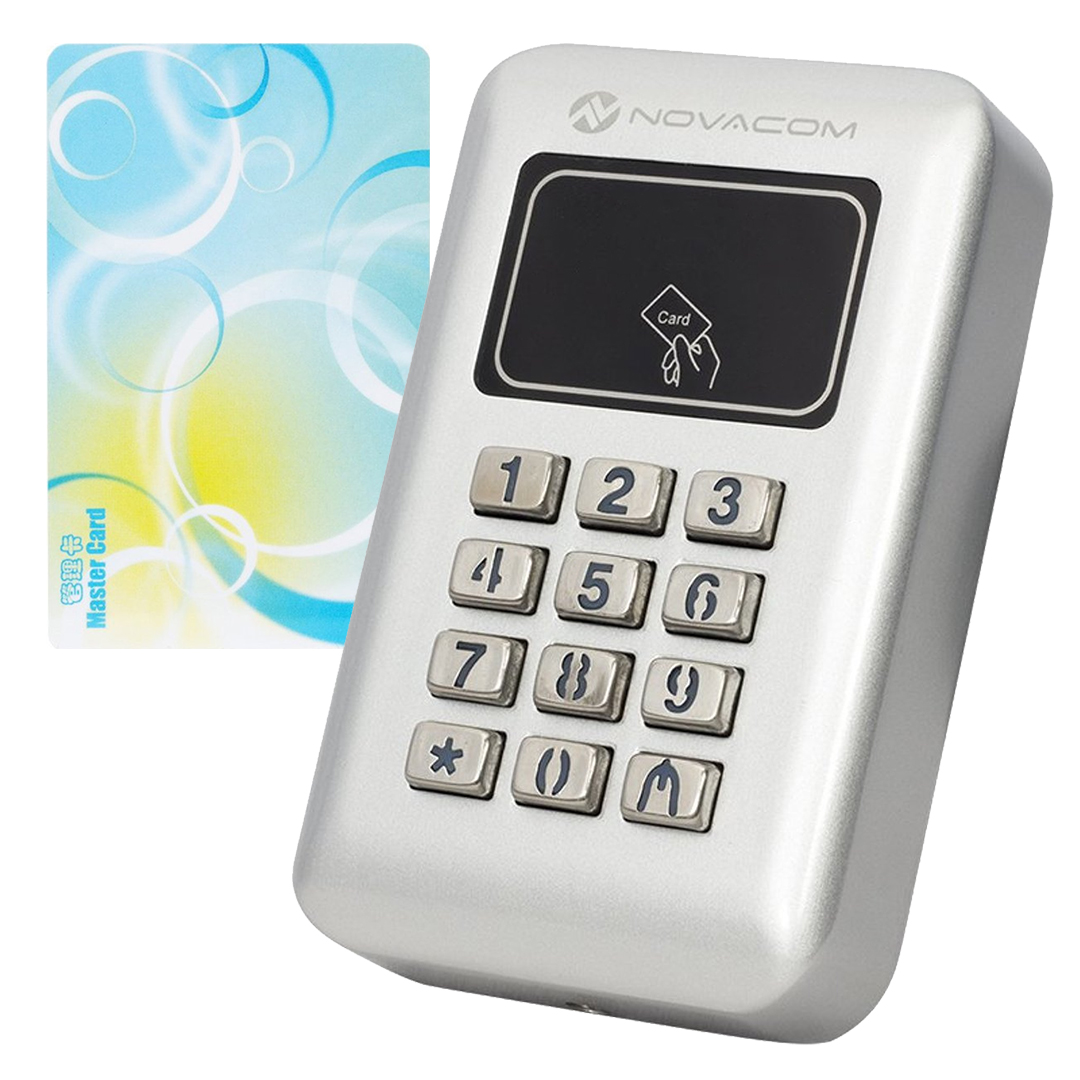 NOVACOM NC-MS03WP RFID - ŞİFREMATİK KART OKUYUCU SU GEÇİRMEZ OTOMATİK KAPI KİLİT (PİN - PROXİMİTY)