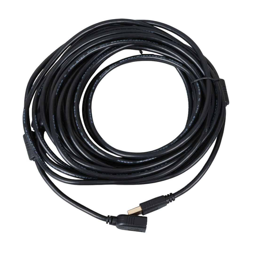 POWERMASTER PM-11955 USB 2.0 SİYAH CHİPSET 10 METRE USB UZATMA KABLOSU