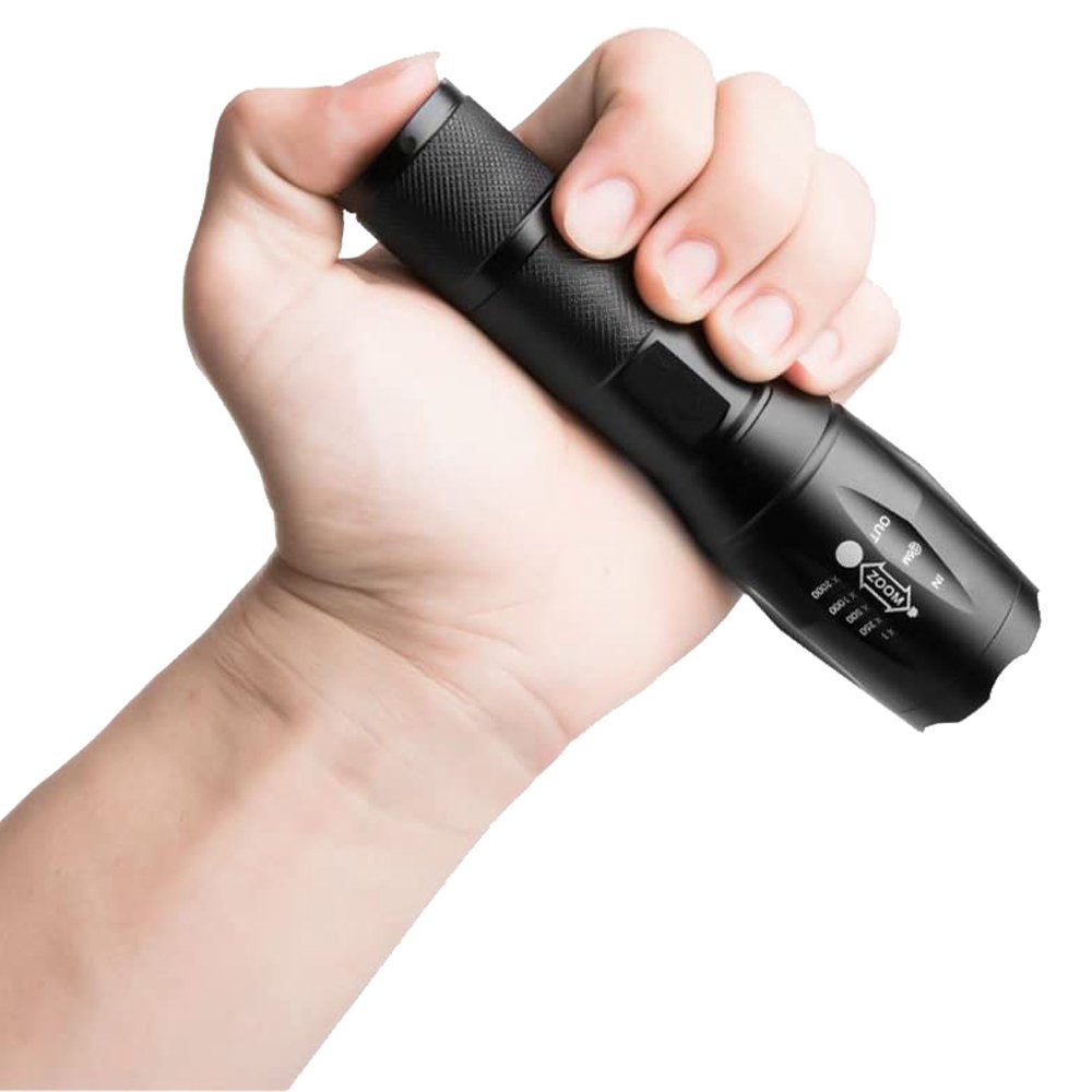 POWERMASTER PM-14623 ŞARJLI ZOOMLU FLASH ÖZELLİKLİ 4 MOD POWER LEDLİ METAL EL FENERİ