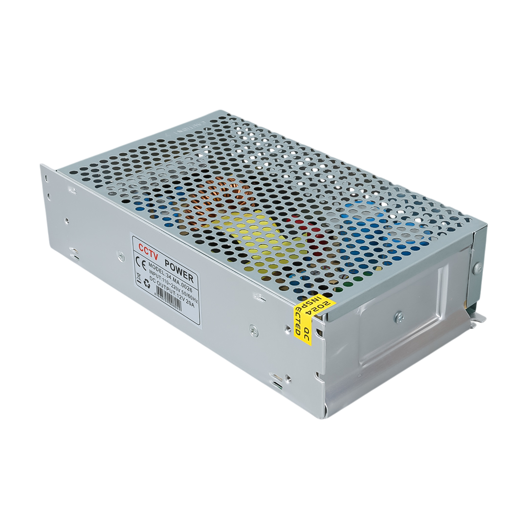 POWERMASTER 34.MA.0026  12 VOLT - 20 AMPER - 240 WATT METAL KASA ADAPTÖR