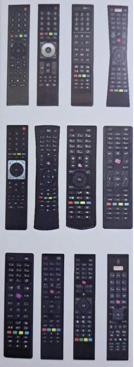 HERZ KL RM-L1396 VESTEL-REGAL-SEG NETFLIX TUŞLU BLİSTERLİ LCD LED TV KUMANDA HRL1126NE