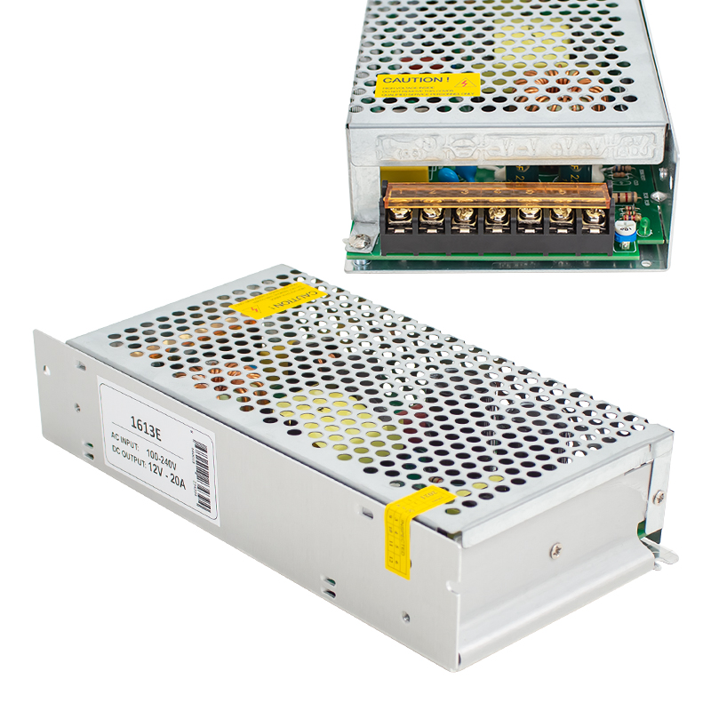 FULLY O-1613E 12 VOLT - 20 AMPER GENİŞ METAL KASA ADAPTÖR