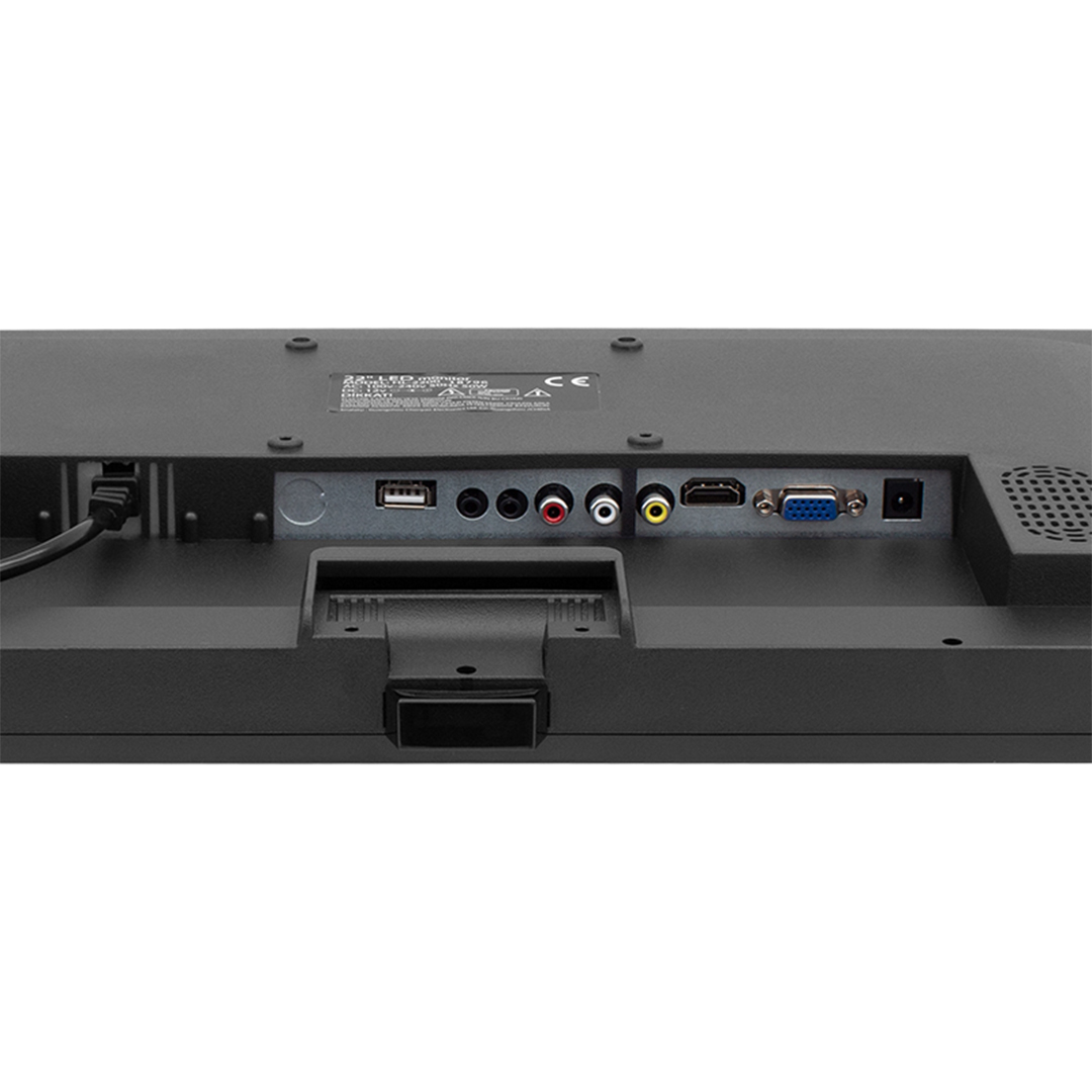 HELLO HL-1900 19 AUDIO IN-RCA-VGA-HDMI-USB 12 VOLT ADAPTÖRLÜ FULL HD LED MONİTÖR+HOPARLÖR (45 CMX32 CM)