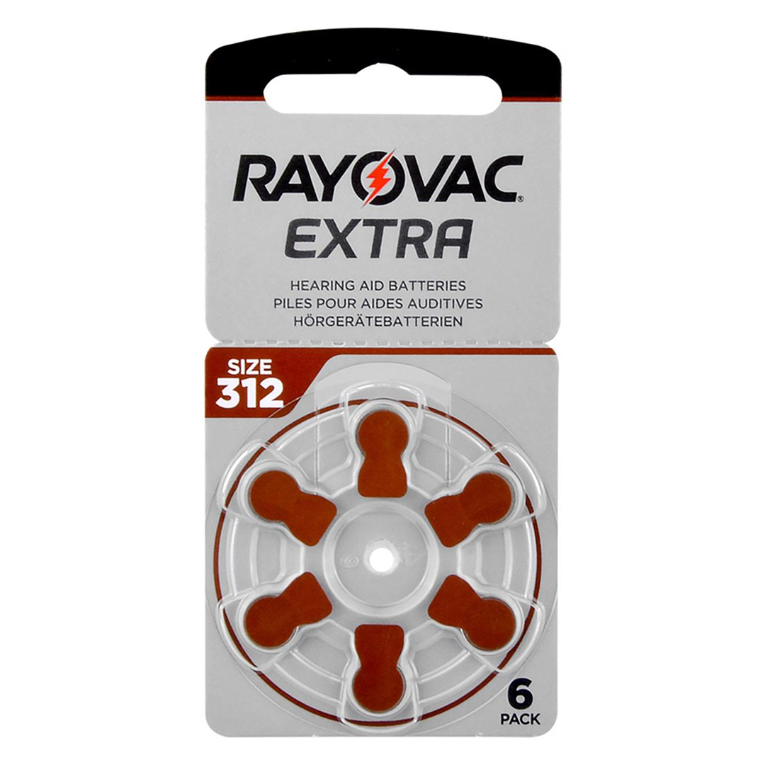 RAYOVAC 312 NO KULAKLIK PİLİ (6LI PAKET FİYATI)