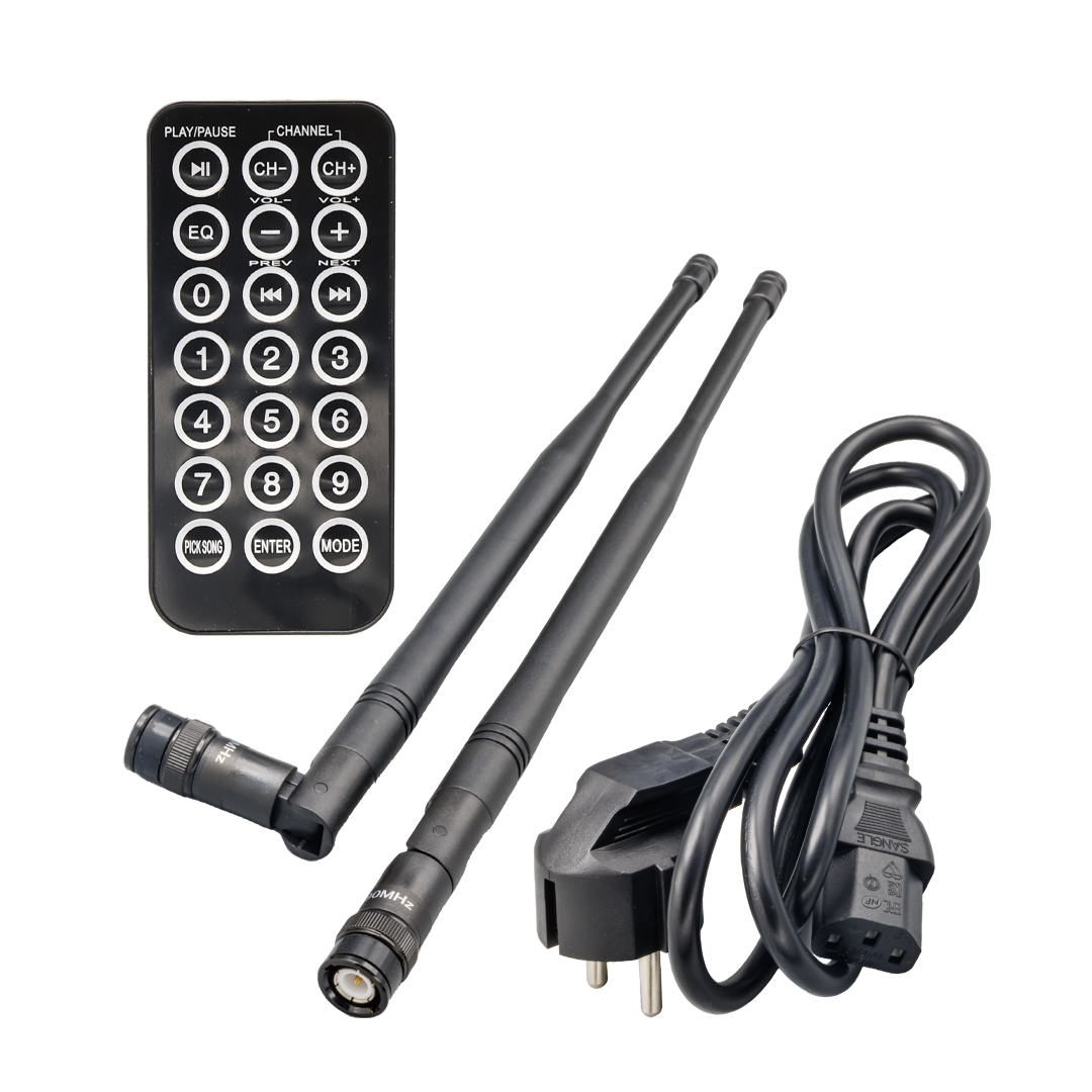 WESTA WAP-15505 400 WATT 15 16*2 KANAL 2 YOLLU 2 EL TELSİZ MİKROFONLU BLUETOOTH ÖZELLİKLİ ŞARJLI AKTİF KABİN HOPARLÖR