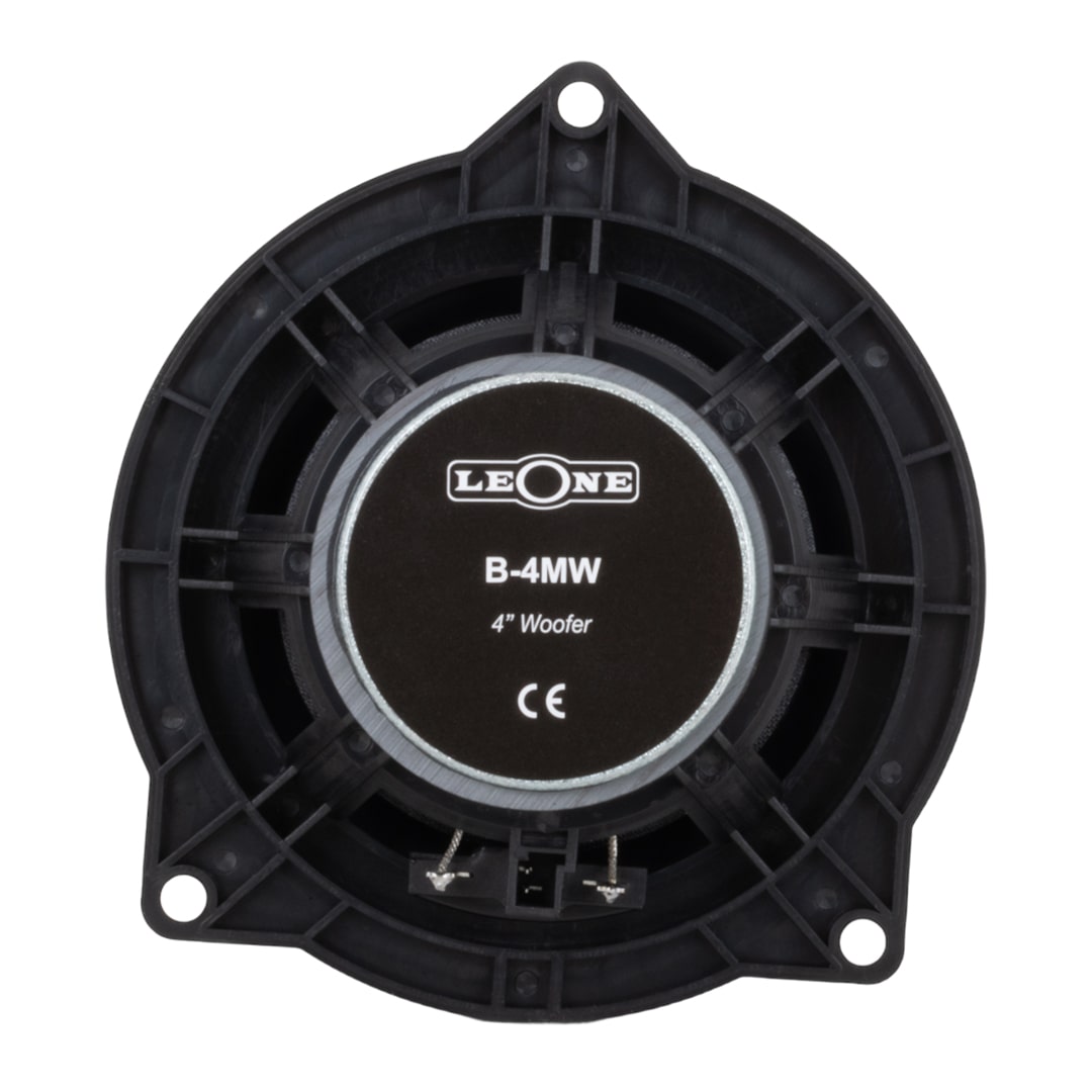 LEONE B-4MW 10 CM 50 WATT MAX 100 WATT METAL ÇERÇEVELİ OTO HOPARLÖR (MAGNET: 60X10MM)