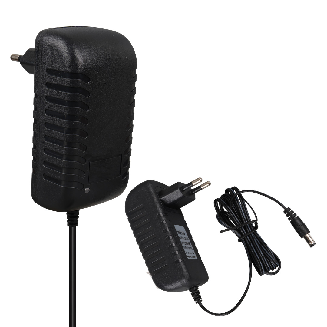 WEKO 7.2 VOLT - 1 AMPER KROKODİL UÇLU PRİZ TİP KIRMIZI YEŞİL LEDLİ YERLİ ÜRETİM AKÜ ŞARJ ADAPTÖRÜ (OUT:6V1A)