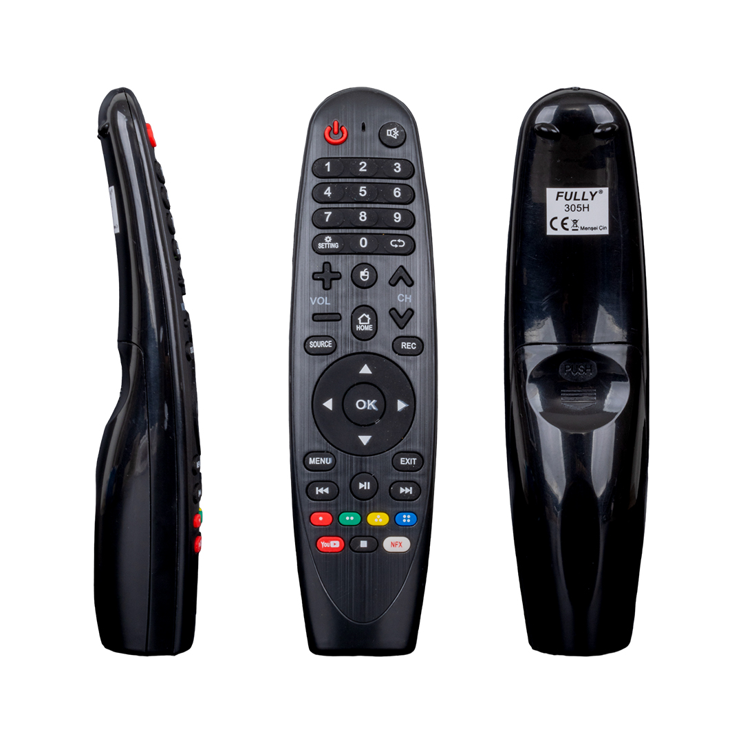 FULLY KL TELENOVA YOUTUBE-NETFLIX TUŞLU LCD-LED SES KOMUTSUZ TV KUMANDA (40225=25378) B-305H