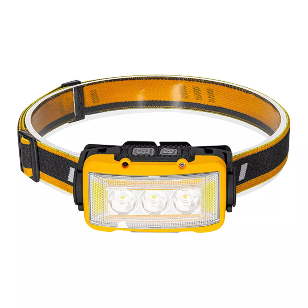 POWERMASTER S03 SARI 10 WATT SENSÖRLÜ 11 IŞIK MODLU KAFA LAMBASI 24 BEYAZ SMD - 6 KIRMIZI SMD - 1 POWER LEDLİ