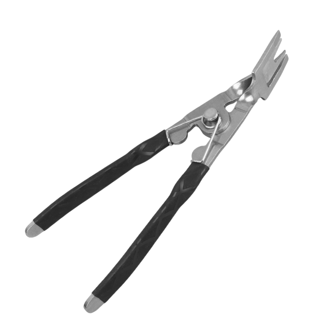 CARSTAR Q1 ARABA FAR TAMİR PENSESİ İÇ KLİPS KAUÇUK YÜZÜK ÇIKARMA PENSESİ PASLANMAZ ÇELİK (85X230MM)