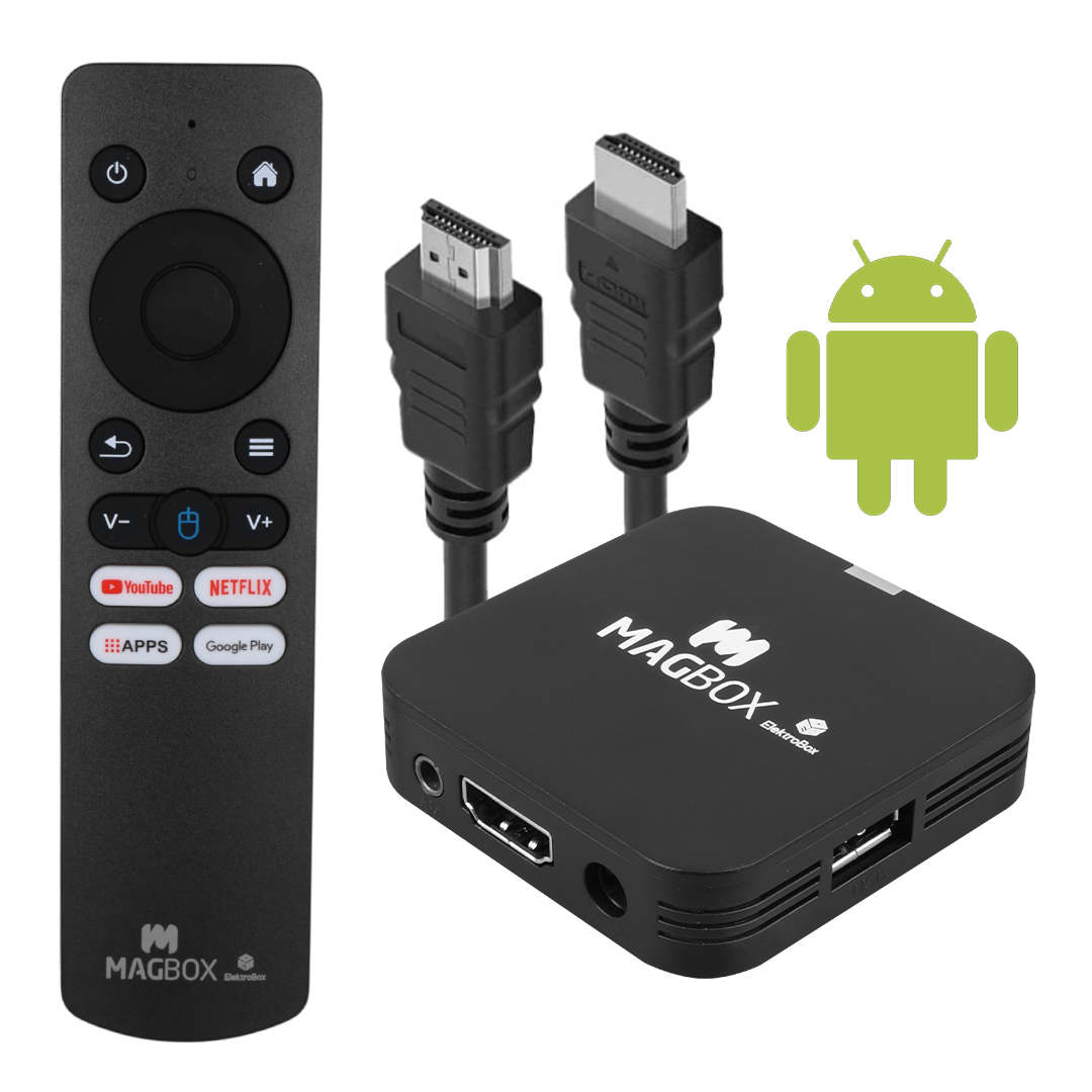MAGBOX ELECTROBOX 2 GB RAM H313 İŞLEMCİ 16 GB HDD 4K ULTRA HD ANDROID BOX (ANDROID 10)