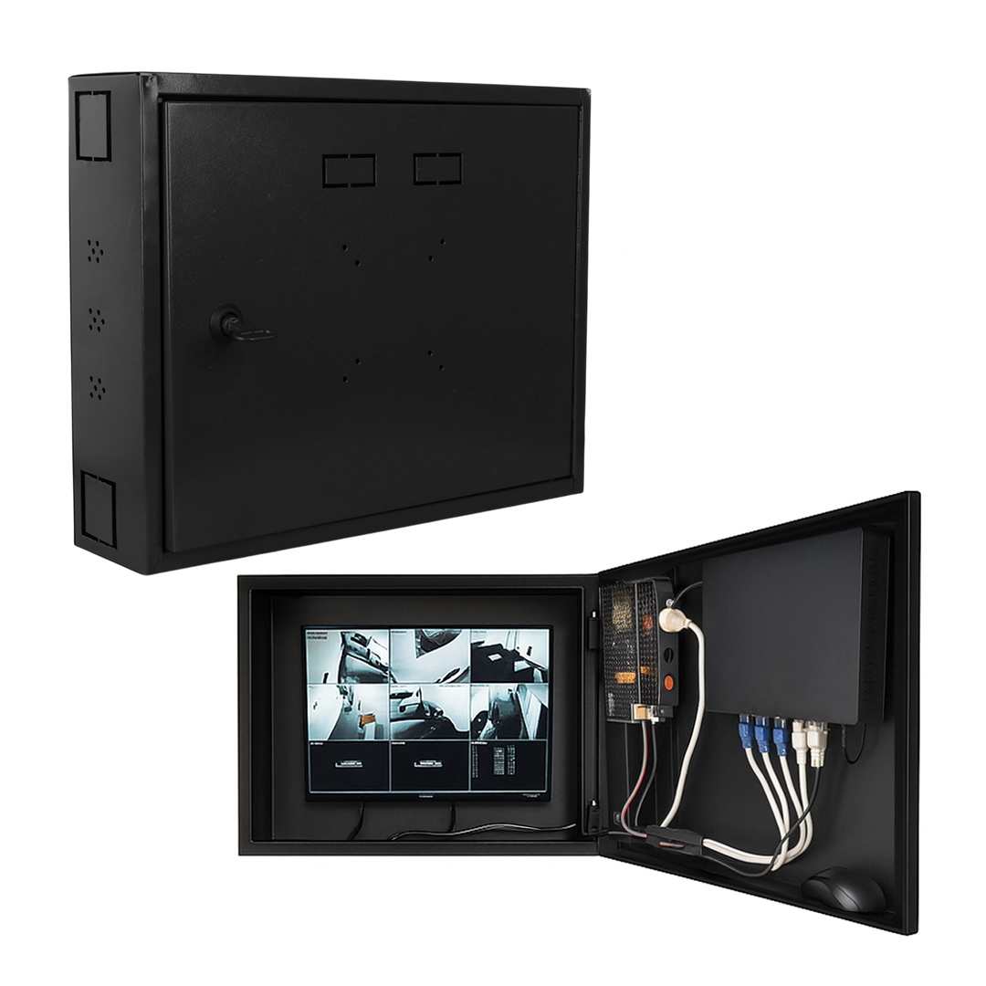 NOVACOM 45X35X10 DİK TİP GRİ DVR KABİNİ - KABİNET - (+KİLİTİNİ VERELİM)