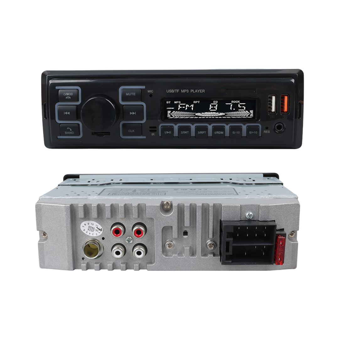 CARSTAR CS-970 7 RENKLİ ÇİFT USB/SD/FM/AUX/BLUETOOTH KUMANDALI OTO TEYP 4X60 WATT