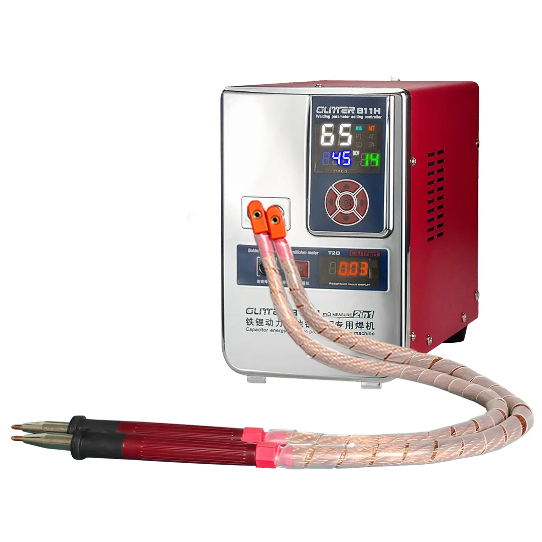 GLİTTER 811H ŞARJLI PİL PROFESYONEL BAKIR - NİKEL PUNTA KAYNAK MAKİNESİ 36KW/42KW 7000A