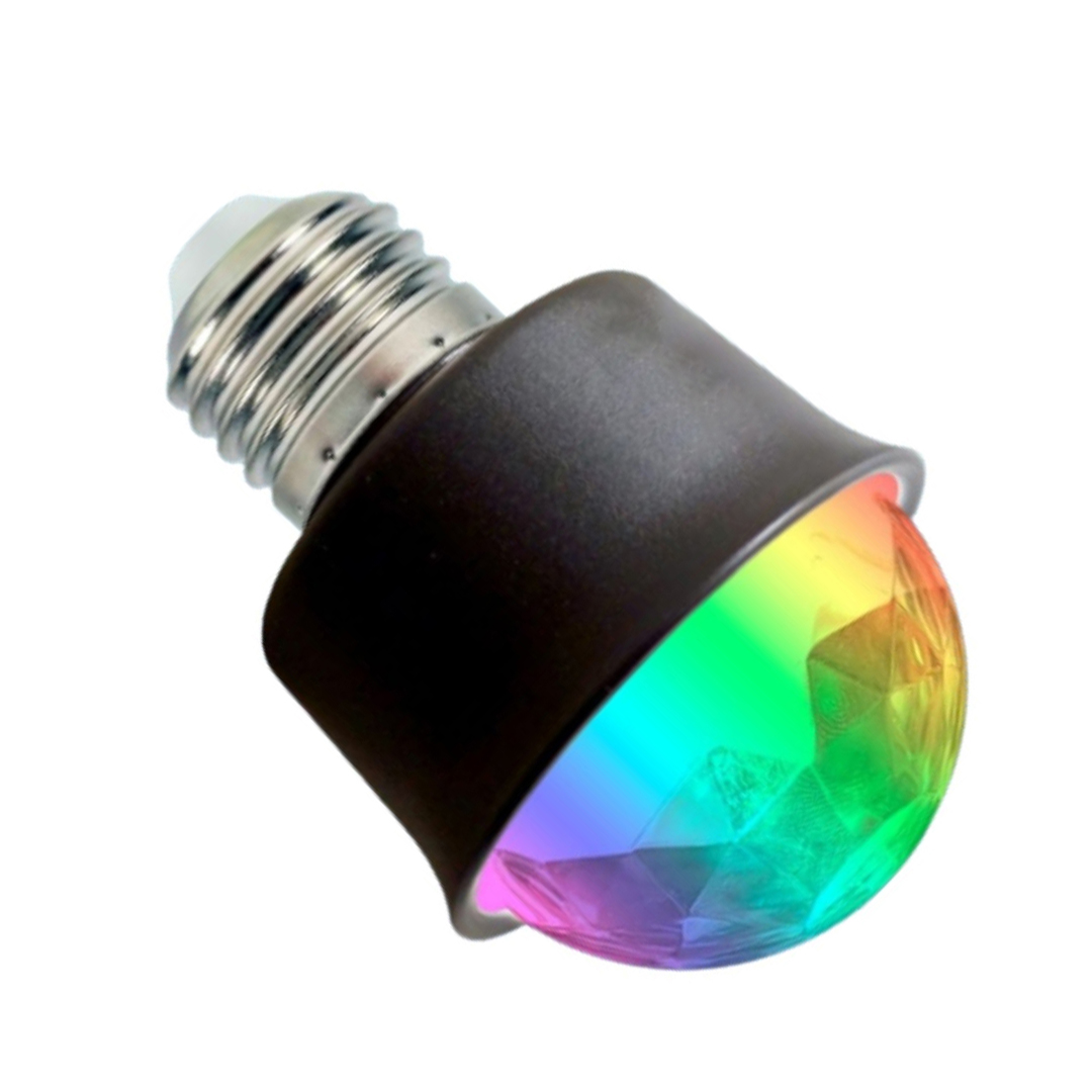 LEDX AL-KT6882 360 DERECE LED 3.3 WATT MİNİ E27 DUY RGB DİSKO LAMBA
