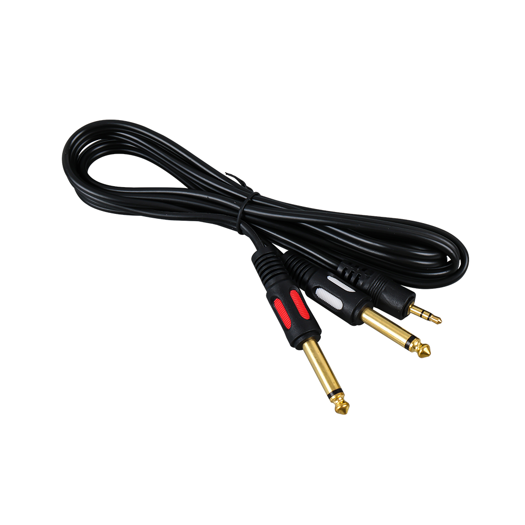 POWERMASTER PM-4284 3.5MM STEREO ERKEK/2X6.3 MM MONO ERKEK 1.5 METRE KABLO