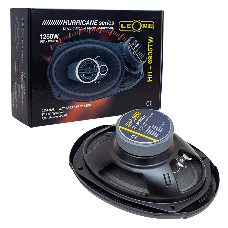 LEONE HR-6935TW 1250 WATT 6X9 KAPAKLI OVAL PLASTİK ÇERÇEVELİ HOPARLÖR (ÇİFTLİ TAKIM FİYAT)