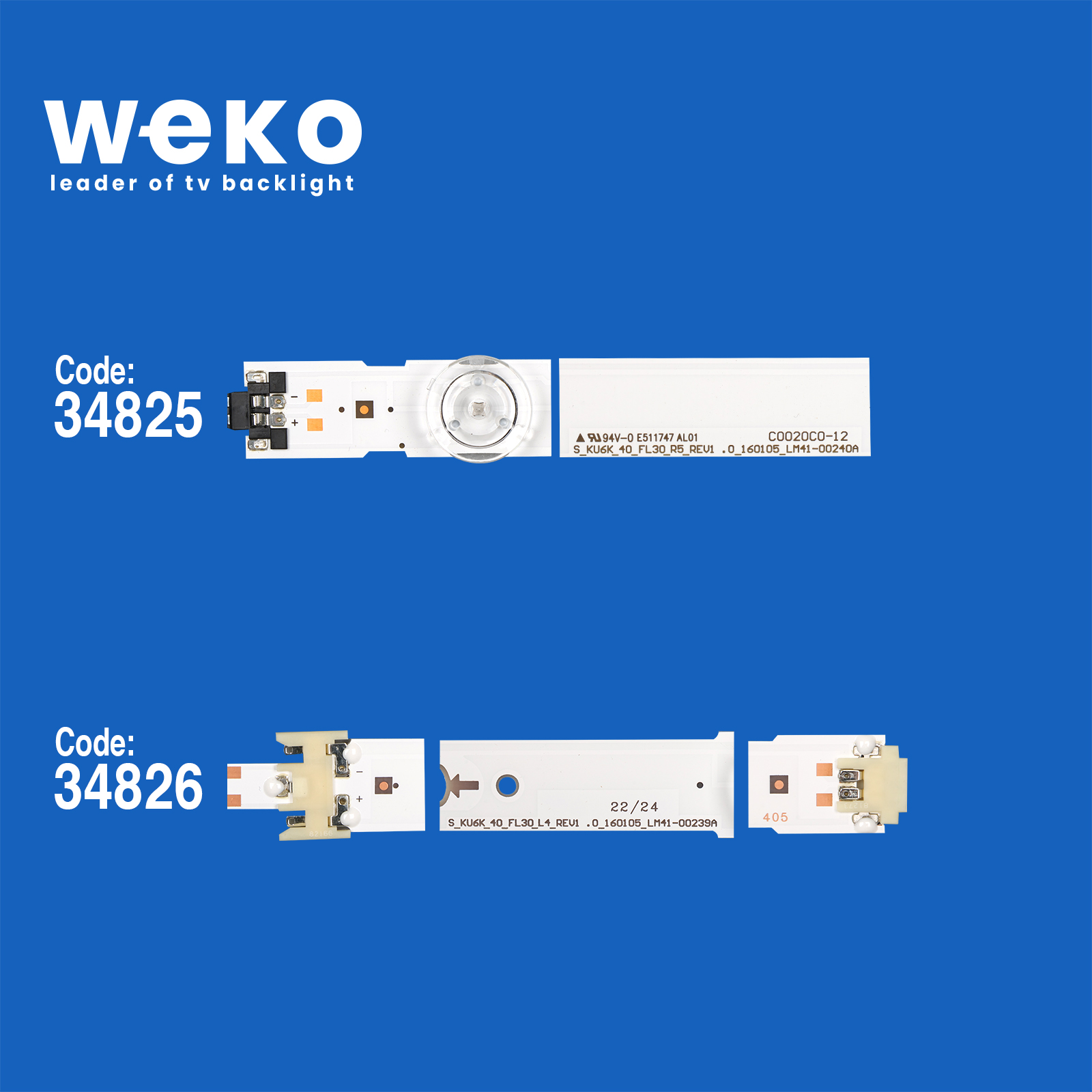 WKSET-5082 34957X5 34958X5 S_KU6K_40_FL30 10 ADET LED BAR
