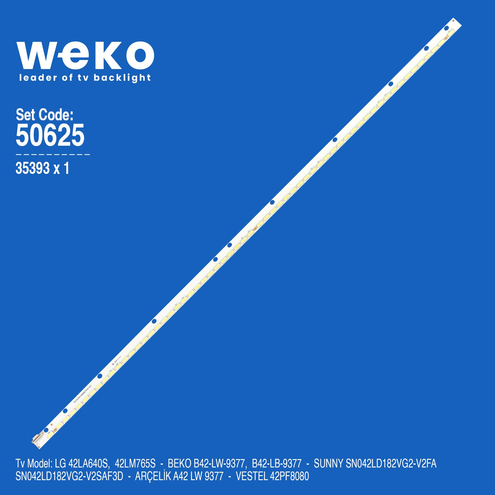 WKSET-5625 35393X1 42 V13 EDGE REV1.0 2  1 ADET LED BAR (60LED)