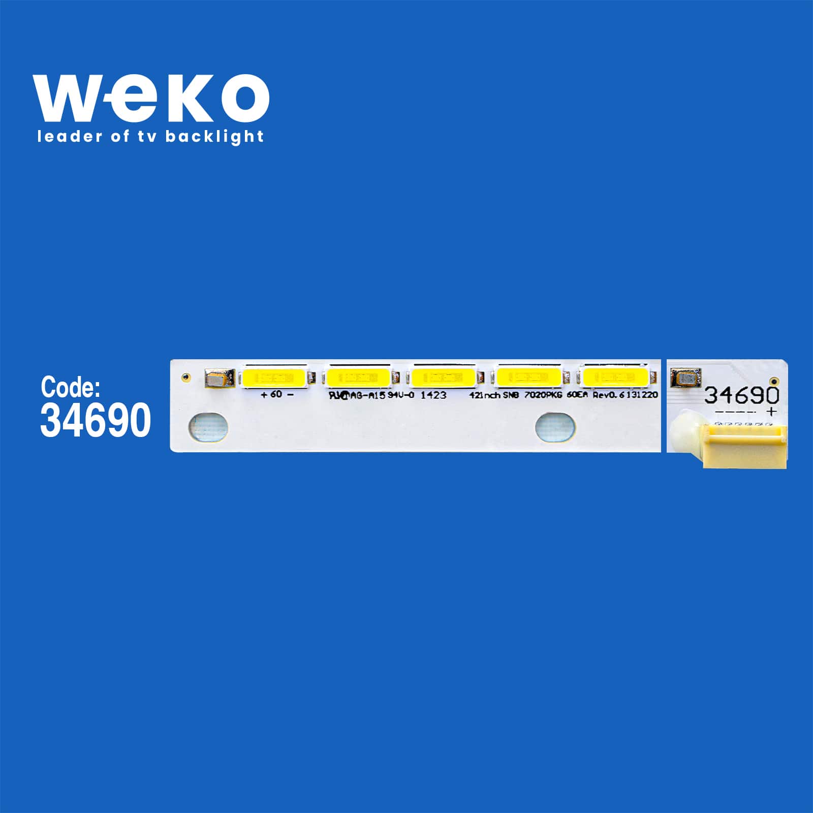 WKSET-6128 34690X1 42INCH SNB 7020PKG 60EA REV0.6 131220  1 ADET LED BAR
