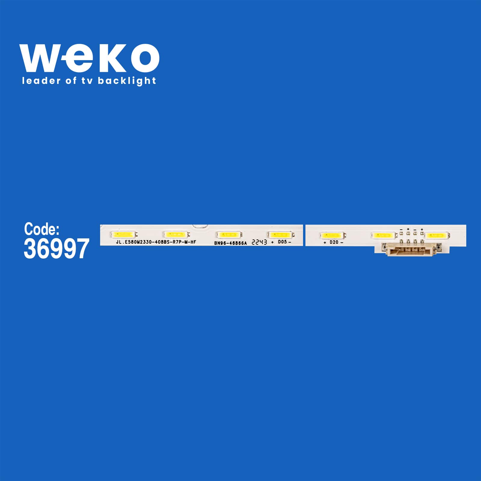 WKSET-6292 36997X2 AOT_58_NU7300_NU7100_2X38_3030C 2 ADET LED BAR (42LED)