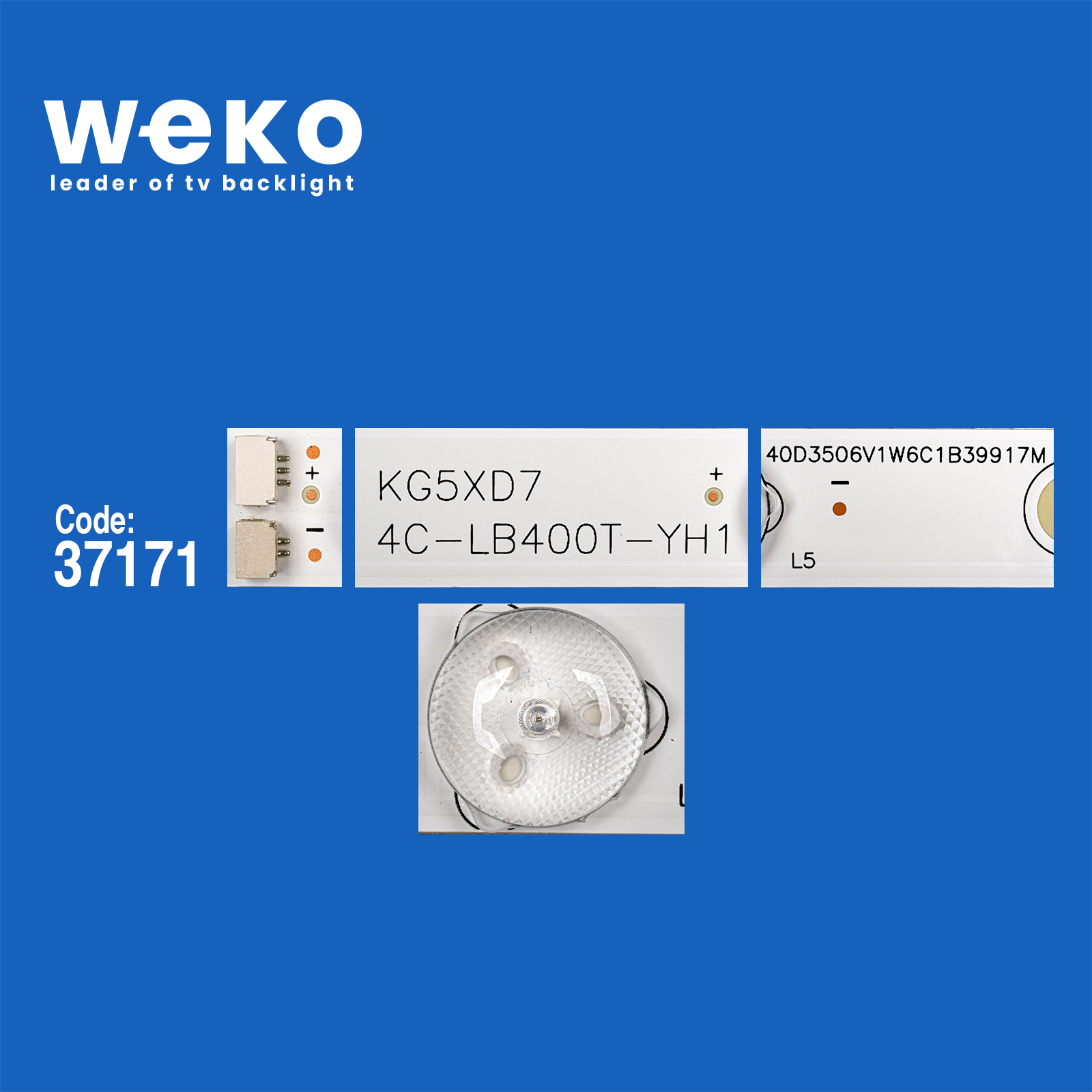 WKSET-6442 37171X10 DS50M73-DS07-V01 DSBJ-WG 2W2006-DS50M7301-01 10 ADET LED BAR