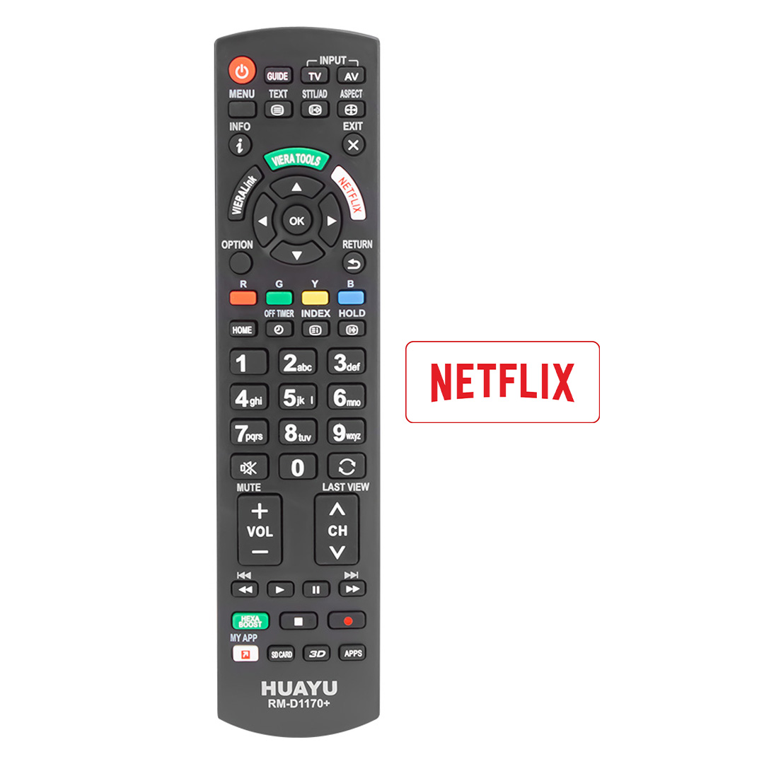 WEKO KL RM-D1170+ PANASONIC NETFLIX TUŞLU 3DLİ LCD LED TV KUMANDA