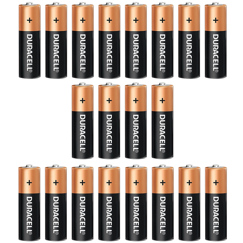 DURACELL LR6/MN1500 1.5 VOLT ALKALİN AA KALEM PİL (20Lİ KARTELA PAKET FİYATI)(2Lİ YIRTMALI)