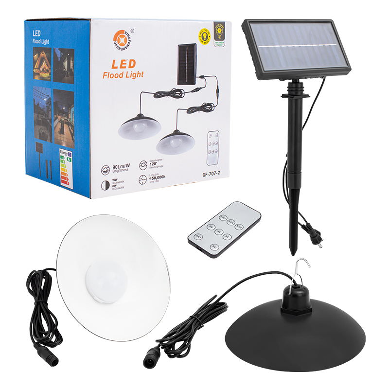 POWERMASTER XF-707-2 KUMANDALI 2 POWER LEDLİ PROJEKTÖR LAMBASI