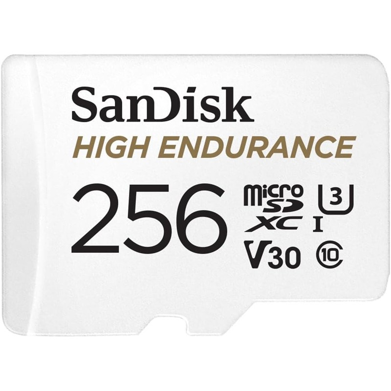 256GB SANDISK HIGH ENDURANCE MICROSD 100MB/S SDSQQNR-256G-GN6IA 