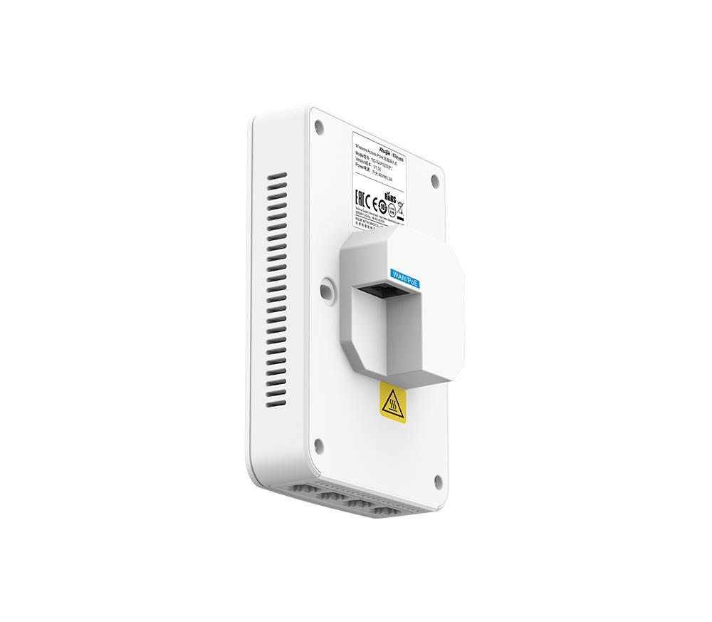 RUIJIE REYEE RG-RAP1200(P) 4 PORT AC1267MBPS 2.4/5GHZ 2X2 IC ORTAM DUVAR TİPİ POE ACCESS POINT 