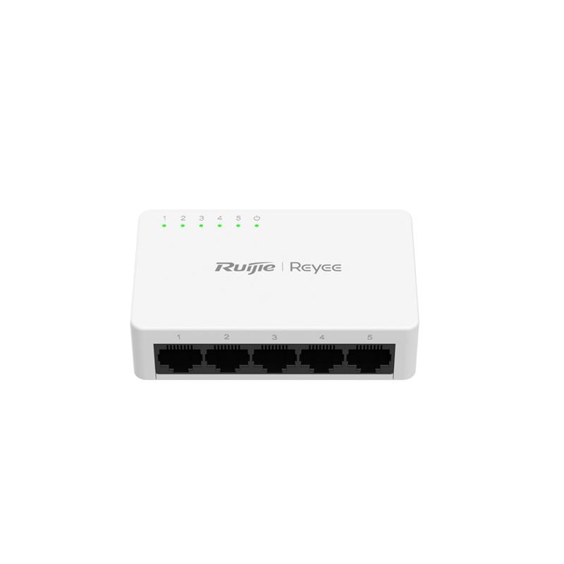 RUIJIE REYEE RG-ES05G-L 5 PORT GIGABIT TAK CALISTIR PLASTIK KASA SWITCH 