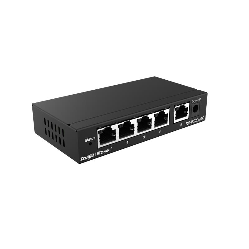 RUIJIE REYEE RG-ES205GC 5 PORT GIGABIT LAYER 2 CLOUD YÖNETİLEBİLİR SWITCH 