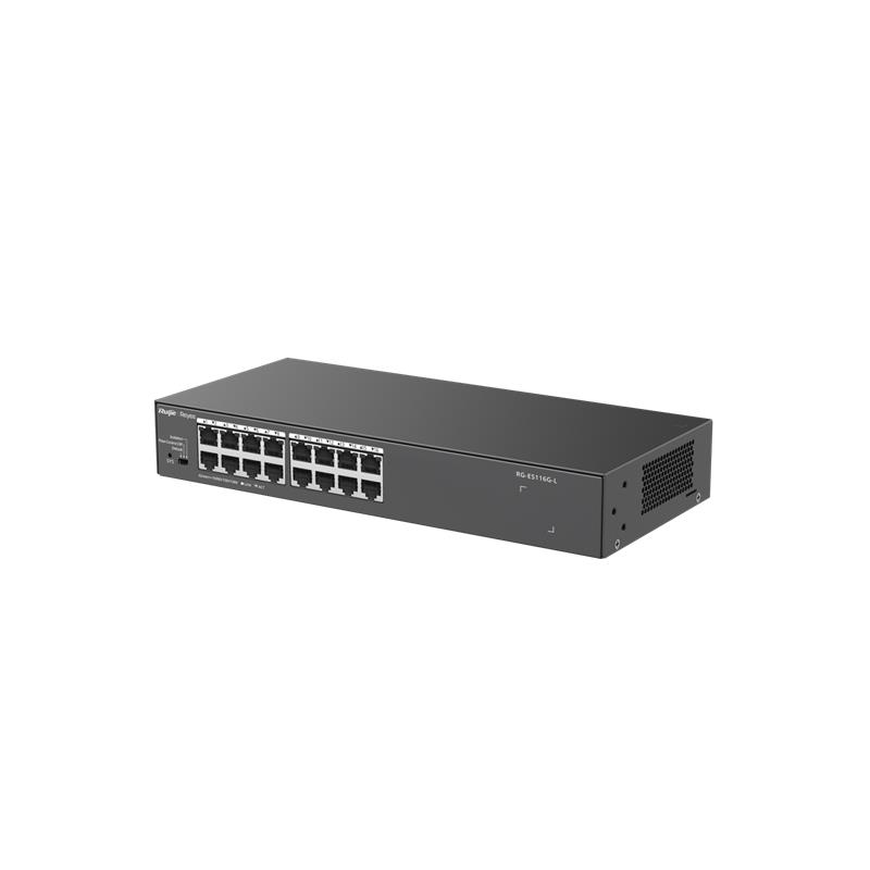 RUIJIE REYEE RG-ES116G-L 16 PORT GIGABIT METAL KASA RACKMOUNT SWITCH 