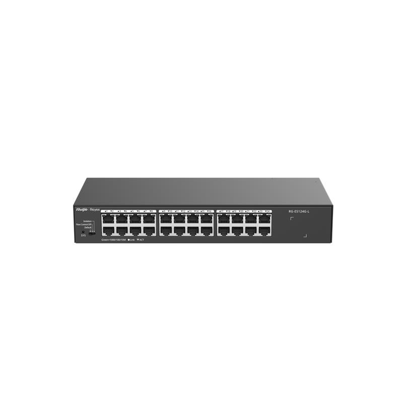 RUIJIE REYEE RG-ES124G-L 24 PORT GIGABIT METAL KASA RACKMOUNT SWITCH 