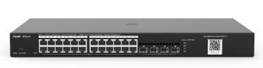 RUIJIE REYEE RG-NBS3200-24GT4XS-P 24 PORT GIGABIT + 4X10GB SFP UPLINK L2 YÖNETİLEBİLİR 370W POE SWITCH 