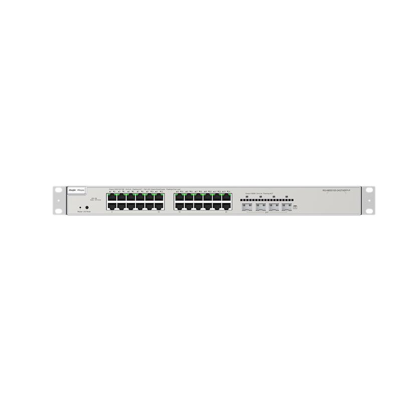 RUIJIE REYEE RG-NBS5100-24GT4SFP-P 24 PORT GIGABIT + 4X1GB SFP UPLINK L3 YÖNETİLEBİLİR 370W POE SWICH 