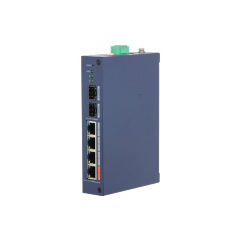 DAHUA CHS4206-4ET-60 4 PORT 10/100 + 2 PORT SFP UPLINK 60W POE CLOUD YÖNETİLEBİLİR ENDÜSTRİYEL SWITCH 